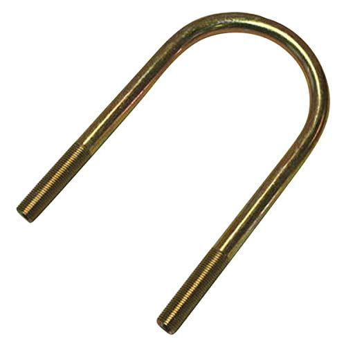 U-BOLT, 1/2IN-20 X 6.5IN FOR 3IN AXLE TUBE, YELLOW ZINC