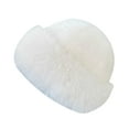 thumbnail image 4 of Milageto Cossack Hat Russian Hat Women Thick Winter Faux Fur Hat for Hiking Motorbike White, 4 of 8