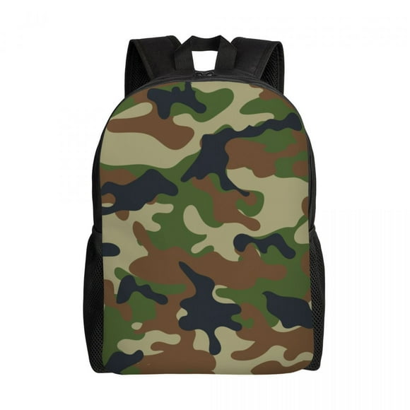Woodland Camouflage Backpacks for Women Men College School Student Bookbag Fits Laptop Military Army Camo Bags