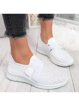 Women'S White Slip On Shoes
