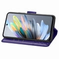 thumbnail image 5 of Butterfly Embossed Wallet Case for Motorola Moto G power 2025 / 2026, PU Leather Flip Cover with Card Holder, Kickstand & Lanyard, Shockproof,,Deep purple, 5 of 8