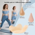 thumbnail image 3 of Wieysdoo Camel Toe Concealer | Seamless Silicone Underwear Liners Hider, Invisible No Show Protection, No Camel Toe Underwear Guard Insert, Cameltoe Concealer Cover (3 Pack), 3 of 8