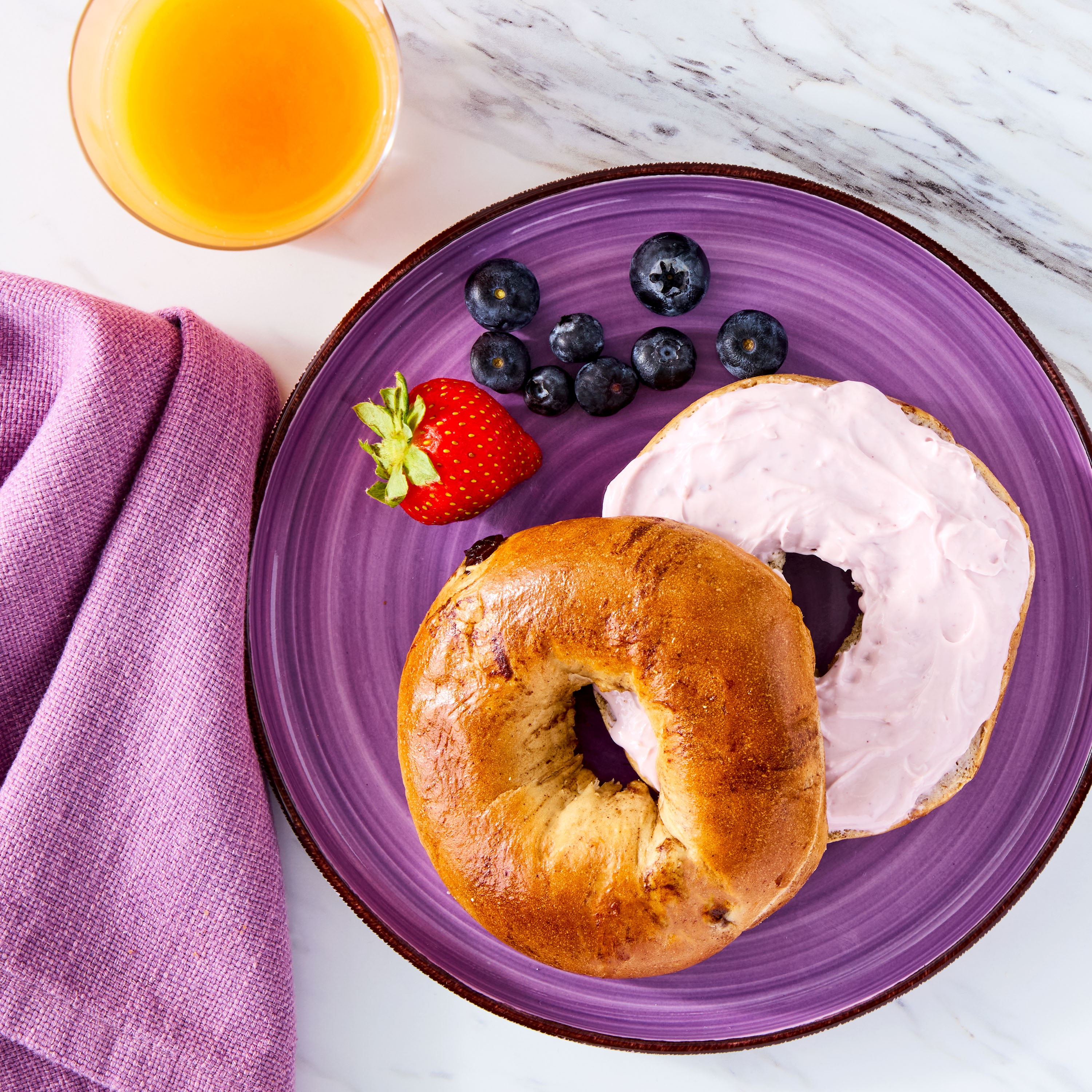 Great Value Blueberry Cream Cheese Spread, 8 oz Tub
