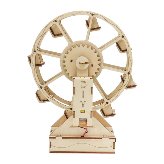 Diy Wooden Ferris Wheel Model Kit Educational Science Toy For Kids To Build And Play