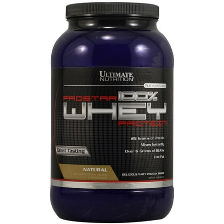 Ultimate Nutrition Prostar 100% Whey Protein Powder - Low Carb and Keto Friendly, Natural, 2