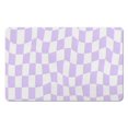 thumbnail image 1 of Charming Checkered Bath Rugs | Non-Slip, Absorbent | Ideal for Shower, Sink, Tub | Machine Washable | Fits All Bathrooms | 20x32 in, 1 of 5
