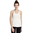 thumbnail image 1 of Camiseta sin mangas alternativa Meegs Racerback Jersey para mujer, Eco Ivory, M Ropa alternativa 19300, 1 of 1