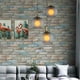 thumbnail image 1 of 1pc Retro Brick 3D Stereo Sticker, Wallpaper,Fashion Realistic Design, For Living Room Dining Room Fireplace Background Wall Decoration, Internet Celebrity Barber Shop Winery Dessert Shop Decoration, 1 of 4