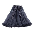 thumbnail image 3 of Wowcloth Women's Mesh Tulle Puffy Petticoat Tutu Ballet Bubble Short Ballerina Skirt, 3 of 3