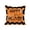B, variant on lhwanj Halloween Pillow Cover 18x18 Inch, “Happy Halloween” & “Let’s Get Spooky” Text, Stain-Resistant Linen, 1-Piece for Indoor Couch (Insert Not Included)