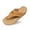 A Brown, variant on Slippers For Women Open Toe Thong Beach Sandals Casual T Strap Dress Sandals Arch Support Flat Indoor Outdoor Shoes Beige 37
