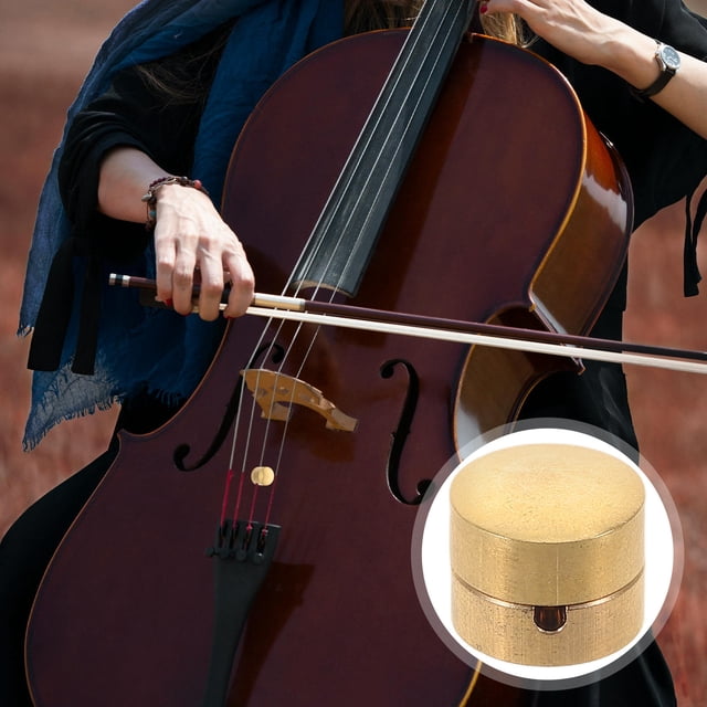OUNONA Cello Mute Durable Brass Construction Effortless Tool Installation Improved Sound Accessory For Cello Players