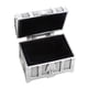 thumbnail image 4 of Cofre del tesoro pirata pequeño antiguo, caja de regalo para joyas de boda, caja de almacenamiento de aleación de zinc, 4 of 14