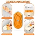 thumbnail image 2 of Crtynell Spray Cat Brush for Shedding - Cat/Dog Steam Brush, Cat Bath Brush, Pet Steam Brush, Cat Brush with Water - Pet Spray Hair Comb, Cat Hair Brush with Steamer (brown), 2 of 6