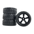 thumbnail image 4 of lionlar 4 Pieces RC Wheels Tires Professional Easy to Install Replacement Supplies High Performance Compatible Accessories for Wr8 Hub Inner Dia 4.8cm, 4 of 9