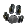thumbnail image 2 of Conjunto De Equipo De Protección Para Niños, Coderas Para Monopatín, Longboard, Multideportes, M, Negro, 2 of 8
