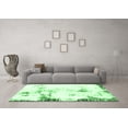 thumbnail image 3 of Ahgly Company Indoor Square Abstract Emerald Green Modern Area Rugs, 8' Square, 3 of 4