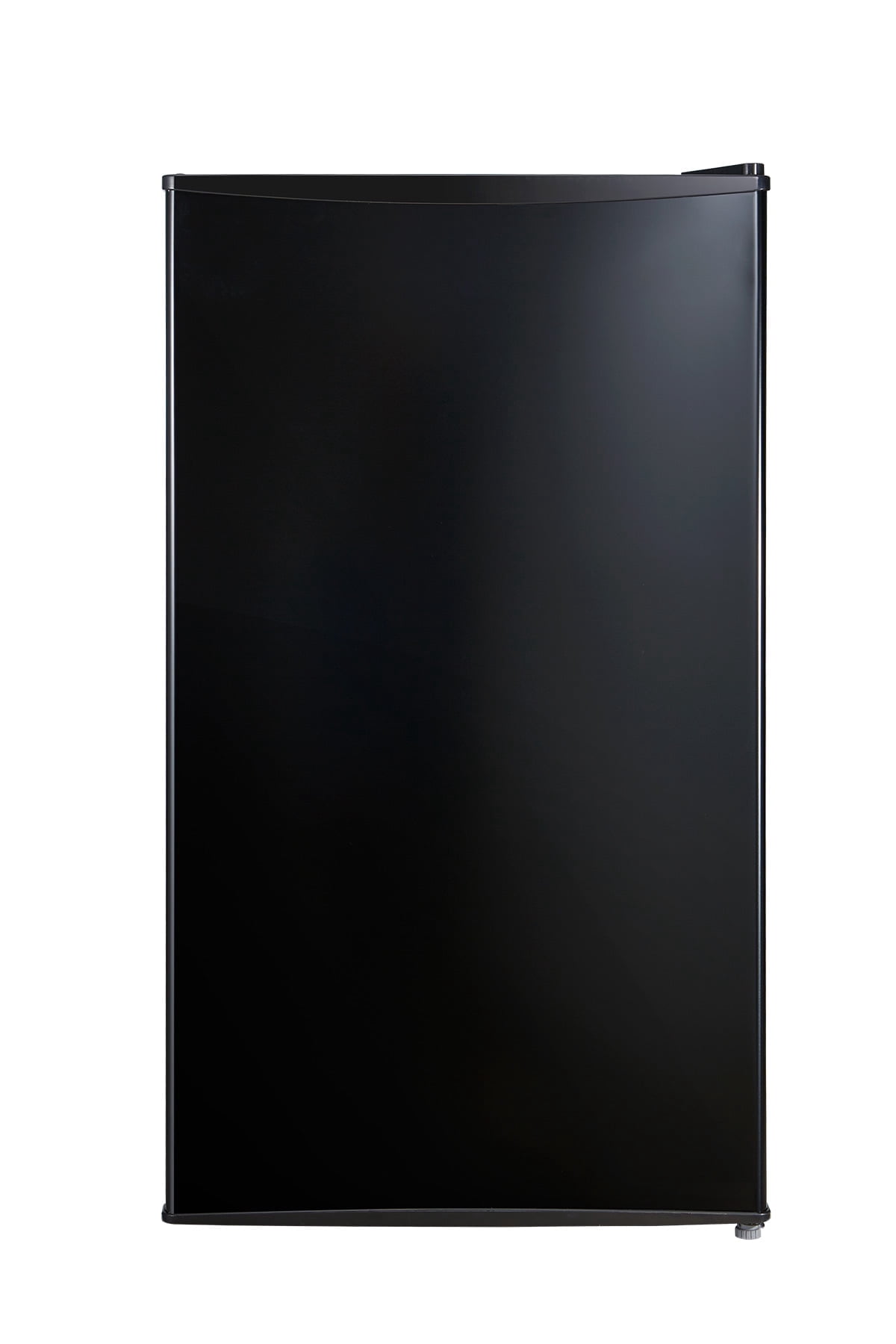 Pre-Owned Mainstays 3.3 Cu Ft Compact Single Door Refrigerator, Black, Small Mini Fridge with Freezer Compartment, Ideal for Dorm, Office & Apartment