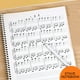 Spptty 50 Pages Notation Musicale Personnel Cahier Manuscrit de Musique Papier d'Écriture, Cahier de Notes de Notation, Cahier de Bâtons – image 3 sur 8