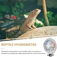 thumbnail image 4 of OULII Reptile Temperature and Humidity Gauge Multi Plastic for Home Use Space Saving Dual Gauge 3.5 x 3.5 x 1.5 Inches, 4 of 8