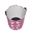 thumbnail image 5 of Uemuo Cute Poodle Dog Pattern Circular Laundry Hamper Basket with handles,Collapsible laundry basket,Large capacity laundry hamper,Laundry Organizer-Small, 5 of 8