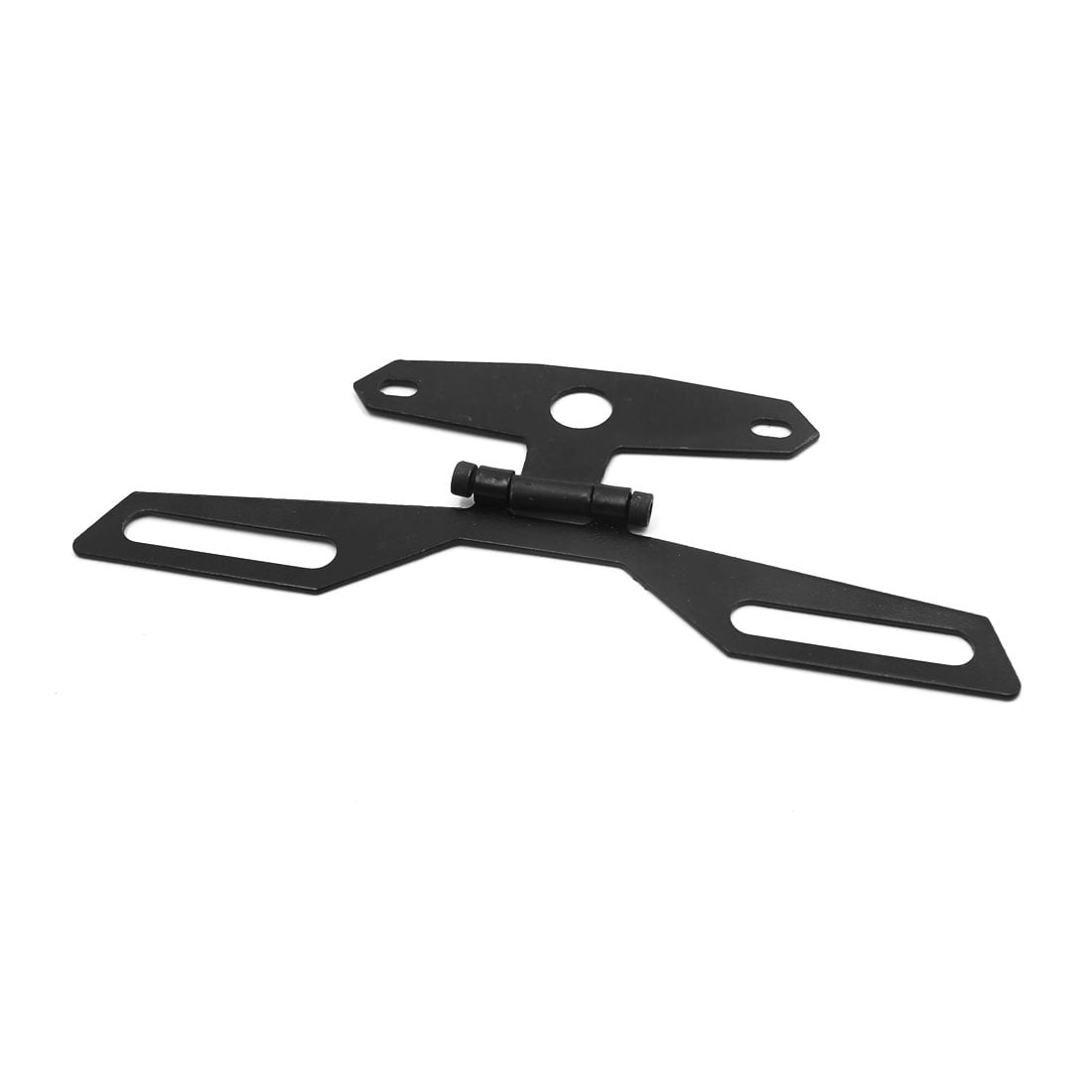 Unique Bargains Universal Motorcycle Folding License Plate Holder Tail Light Bracket Mount