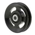 thumbnail image 2 of Fitness Bearing Pulley Wheel Replacement Parts 10mm Inner Diameter Durable Wear Resistant Universal for Cable Machine Gym Equipment 88mm Black, 2 of 8
