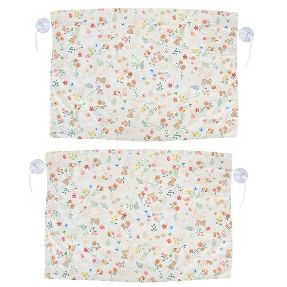 Rideau de Voiture, Rideau de Fenêtre Latérale de Voiture en Tissu Ajustable Anti-UV pour Bébé pour Famille pour Voiture Type 1