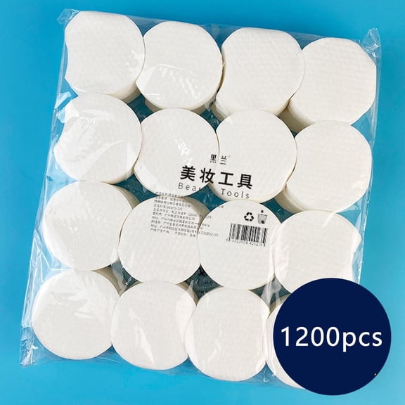 Soft Disposable Cotton Rounds For Makeup Removal And Facial Cleansing 300 600 1200 Pieces