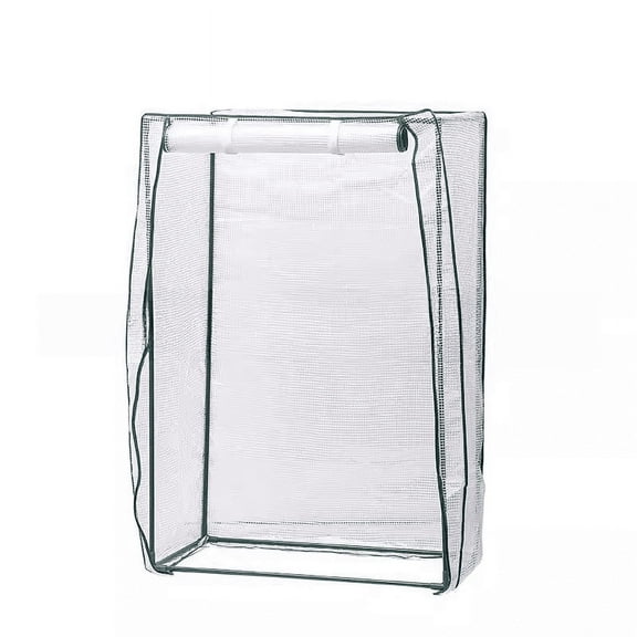 Fankenuo Integrated greenhouse cover: for durable PVC for plant growth (without shelves) white