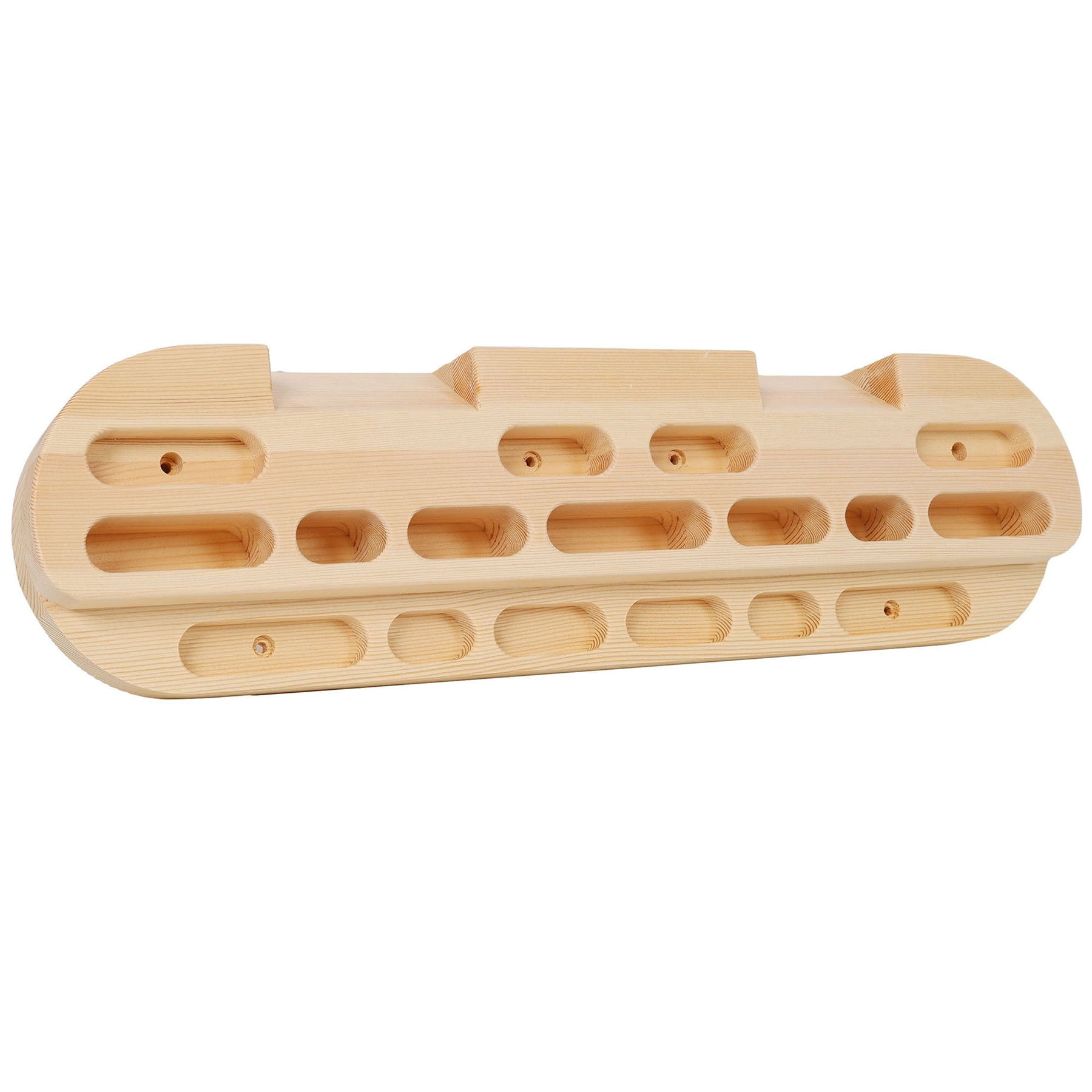 S-HOME Wooden Climbing Hangboard Training Tool for Rock Climbers to Strengthen Fingers and Improve Grip