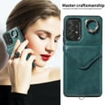 thumbnail image 4 of Allytech Galaxy A73 5G Case Wallet with Cards Holder & Detachable Shoulder Strap, Ring Holder Kickstand Vintage PU Leather Shockproof Wallet Case Cover for Samsung Galaxy A73 5G - Green, 4 of 14