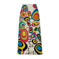thumbnail image 4 of Gibobby faldas largas de mujer casuales el muslo con cintura elástica para mujer(Multicolor, XXL), 4 of 5