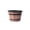 12#Brown, variant on TUITOONM Mini Plastic Flower Pots with Saucers 4-Inch Colorful Meaty Planters for Home & Office Small Modern Decor with Drainage Holes