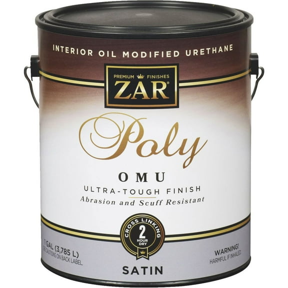 ZAR Oil Based Interior Finish - 1 Gallon - Satin - Translucent White