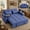 Blue-Pro, variant on ShiKeyi 68.5'' 3-in-1 Velvet Convertible Sleeper Sofa, Pull Out Sofa Bed with Storage & Charging Port, Black