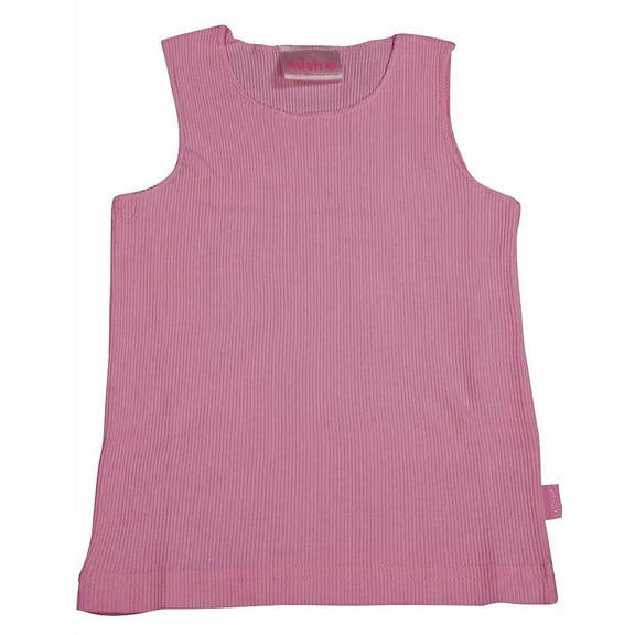 Mish Mish - Little Girls Sleeveless Ribbed Top 6439-2 (pink)