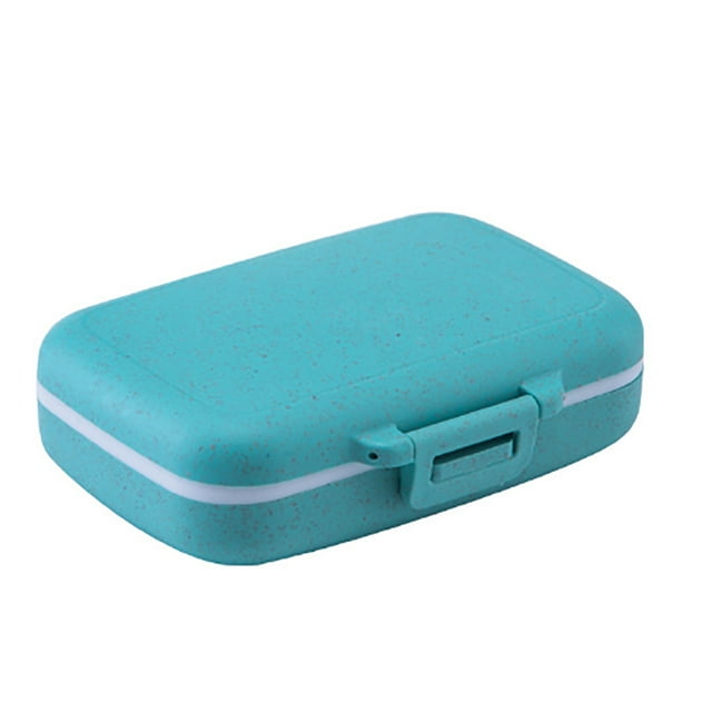 Pill Case Plastic Portable 6 Grids Pill Organizer Pill Box for Outdoor Travel