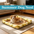 thumbnail image 6 of Cooling Pet Bed, Pet Cooling Mat, 24 Inch, Washable Dog Bed for Small Dogs, Cool Dog Bed for Summer, Breathable Rattan Surface Pet Mattress for Indoor Use, 1 Pack, 6 of 6