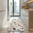 thumbnail image 4 of Red Mushroom Plant Light Pattern Kitchen Rug Mat,Kitchen Runner Rugs Non Skid Washable,Decorative Kitchen Floor Mats for Kitchen,Sink,Laundry,17"x47.2", 4 of 7