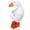 White, variant on YAHHU Magnetic Key Holder Muscle Duck Plastic Funny Statue Desktop Decor Home Entryway Table, White