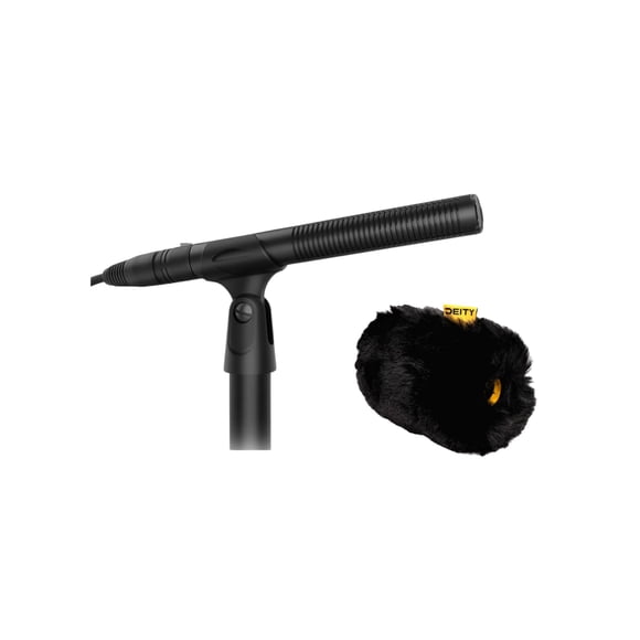 Micrófono Shotgun Deity S-Mic 3S negro con paquete de parabrisas