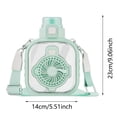 thumbnail image 3 of Outdor 2 In 1 Water Bottle With Built In Fan Portable USB Rechargeable Handheld Cup For Camping Travel Outdoor Sports, 3 of 4