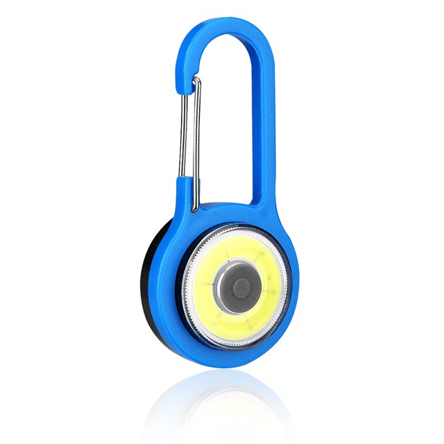 Linterna Mini COB Yuarrent Ajustable 3 Modos Llavero Azul