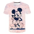 thumbnail image 1 of Camisetas de Mickey Mouse 1-14 Y Regalos de cumpleaños Camisetas Verano Moda Camisetas de manga corta Camisetas Serie de Disney Dibujos animados Casual T Shirt4T Gao Jinjia LED, 1 of 2