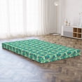 thumbnail image 3 of Floral Foldable Mattress, Exotic Arrangement Flowers, 78.7" x 47.2", Green and Hot Pink, by Ambesonne, 3 of 4
