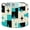 Color 4, variant on Linen Drum Lamp Shades Green Abstract Green Marble Gold Modern Minimalist 13" x 13" x 10" Lampshade for Table Lamps Floor Lamps Lamp Shade Replacement Easy Assembly Required