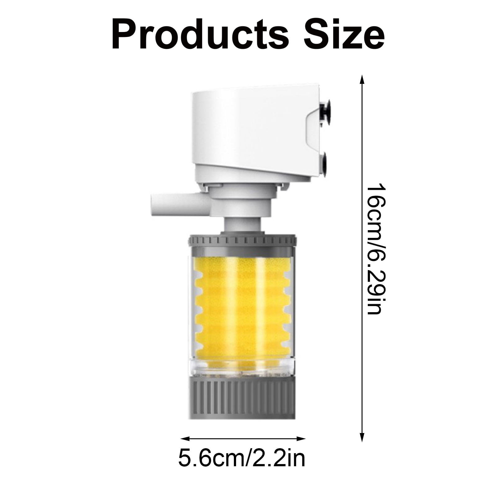 6 in 1 Aquarium Pumps for Filter Systems for Quiet Filter in Fish Tanks Filter for Freshwater Setups
