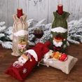 thumbnail image 4 of Bonita funda para botella de vino, adorno navideño de Papá Noel para el hogar, decoración de mesa navideña, regalo de Feliz Año Nuevo 2024, 4 of 5