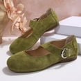 thumbnail image 4 of Gealkoca Women's Comfortable Mary Jane Flats Fashion Casual Dress Shoes Cute Closed Toe Lightweight Walking Shoes Women's Casual Soft Flat Shoes, 4 of 7
